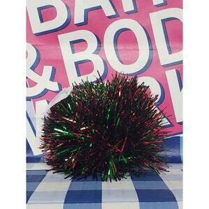 BBW Festive Tinsel Pom PocketBac Holder Backpack Purse Bag Luggage Keychain